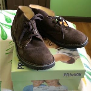 Primigi Boys size 3 (Euro 35) Brown Shoe Boots